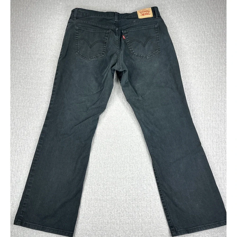 Levis 550 Relax Bootcut high rise Black Jeans Women 16M‎ Fits (34X31) dark wash